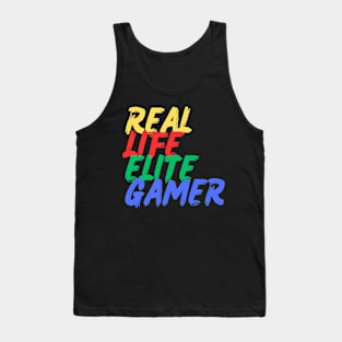 Real Life Elite Gamer (Mood Colors) Tank Top